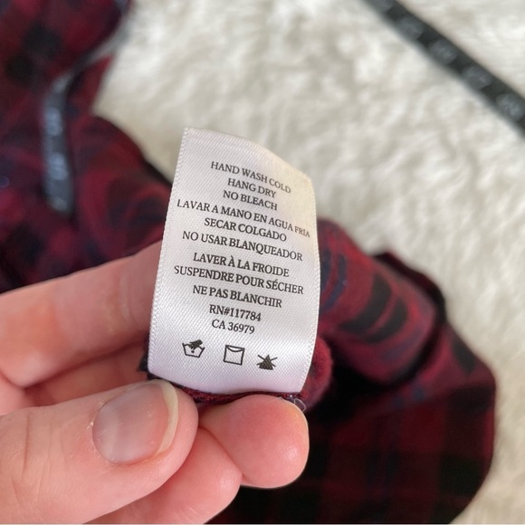 Rails | Red and Navy Flannel Plaid Button Down - Picture 6 of 10